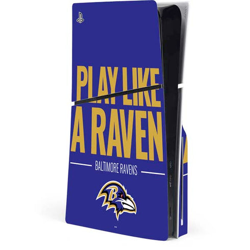 NFL Baltimore Ravens Team Motto PS5 Slim Disk Console Skin