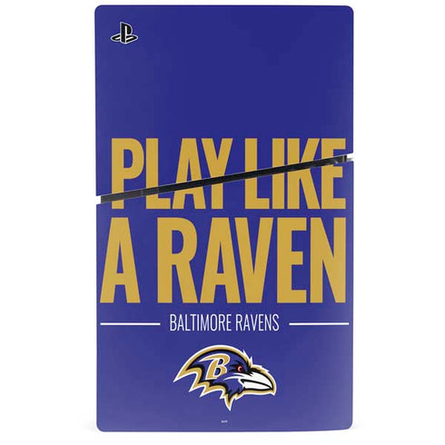 NFL Baltimore Ravens Team Motto PS5 Slim Digital Edition Bundle Skin