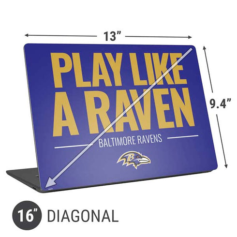 NFL Baltimore Ravens Team Motto Universal Laptop 16in (13 x 9.4in) Skin