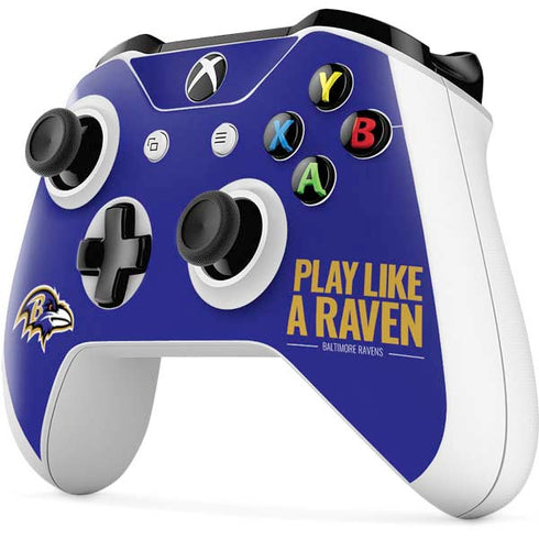 NFL Baltimore Ravens Team Motto Xbox One S All-Digital Edition Bundle Skin
