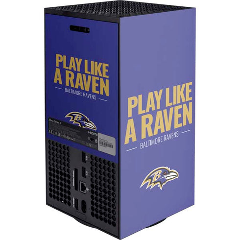 NFL Baltimore Ravens Team Motto Xbox Series X Console Skin