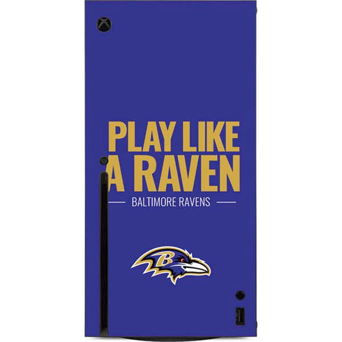 NFL Baltimore Ravens Team Motto Xbox Series X Console Skin