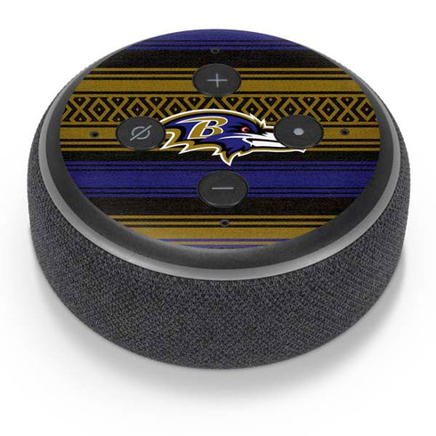 NFL Baltimore Ravens Trailblazer Amazon Echo Dot Skin