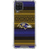 NFL Baltimore Ravens Trailblazer Galaxy A12 Clear Case