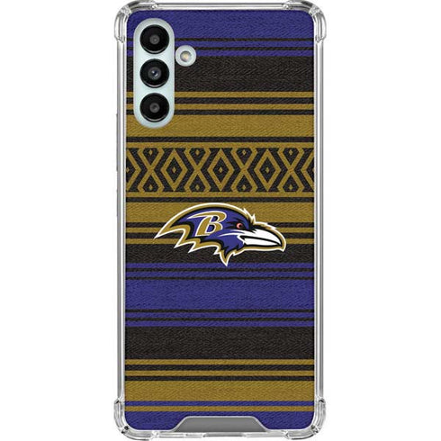 NFL Baltimore Ravens Trailblazer Galaxy A13 5G Clear Case