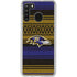 NFL Baltimore Ravens Trailblazer Galaxy A21 Clear Case