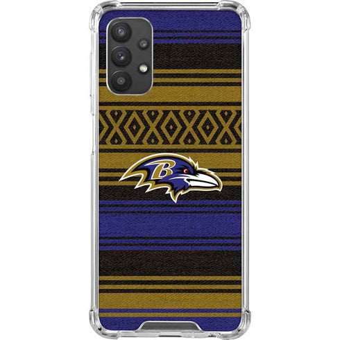 NFL Baltimore Ravens Trailblazer Galaxy A32 5G Clear Case