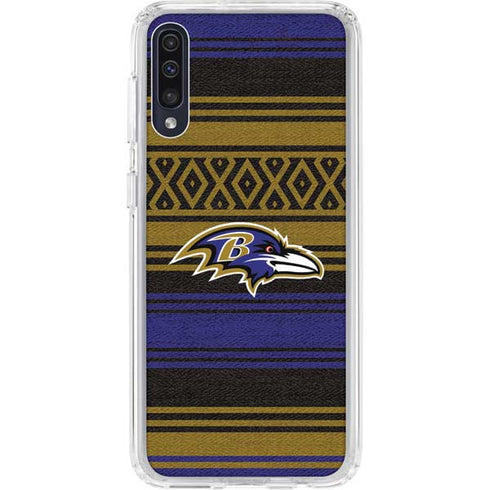 NFL Baltimore Ravens Trailblazer Galaxy A50 Clear Case