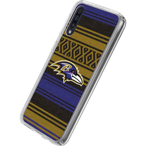NFL Baltimore Ravens Trailblazer Galaxy A50 Clear Case