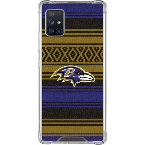 NFL Baltimore Ravens Trailblazer Galaxy A51 5G Clear Case