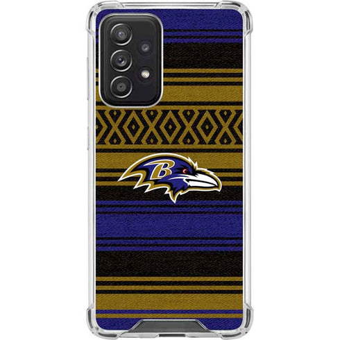 NFL Baltimore Ravens Trailblazer Galaxy A52 5G Clear Case