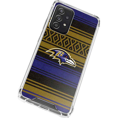NFL Baltimore Ravens Trailblazer Galaxy A52 5G Clear Case