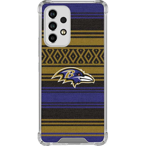 NFL Baltimore Ravens Trailblazer Galaxy A53 5G Clear Case