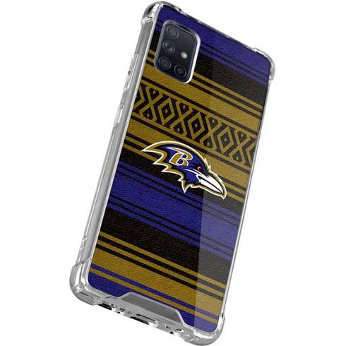 NFL Baltimore Ravens Trailblazer Galaxy A71 5G Clear Case