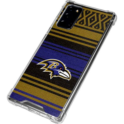 NFL Baltimore Ravens Trailblazer Galaxy Note20 5G Clear Case