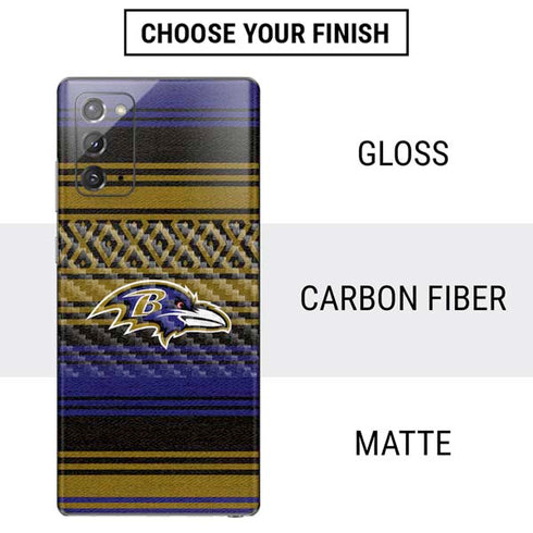 NFL Baltimore Ravens Trailblazer Galaxy Note20 5G Skin