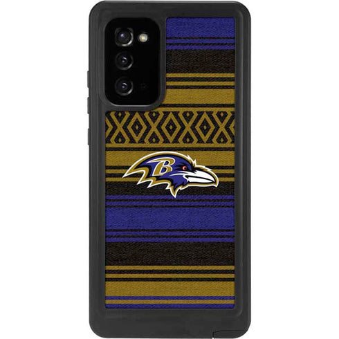 NFL Baltimore Ravens Trailblazer Galaxy Note20 5G Waterproof Case