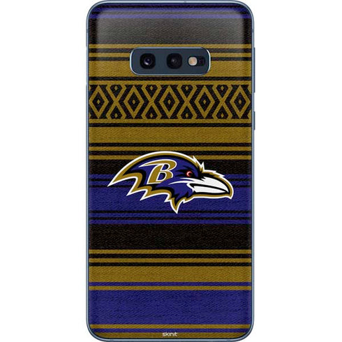 NFL Baltimore Ravens Trailblazer Galaxy S10e Skin