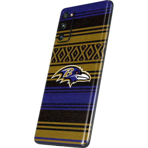 NFL Baltimore Ravens Trailblazer Galaxy S20 Fan Edition Skin