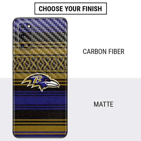 NFL Baltimore Ravens Trailblazer Galaxy S20 Skin