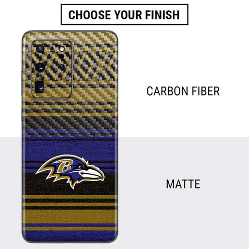 NFL Baltimore Ravens Trailblazer Galaxy S20 Ultra 5G Skin