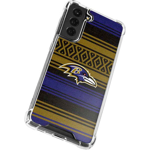 NFL Baltimore Ravens Trailblazer Galaxy S21 FE Clear Case