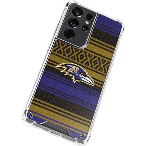 NFL Baltimore Ravens Trailblazer Galaxy S21 Ultra 5G Clear Case