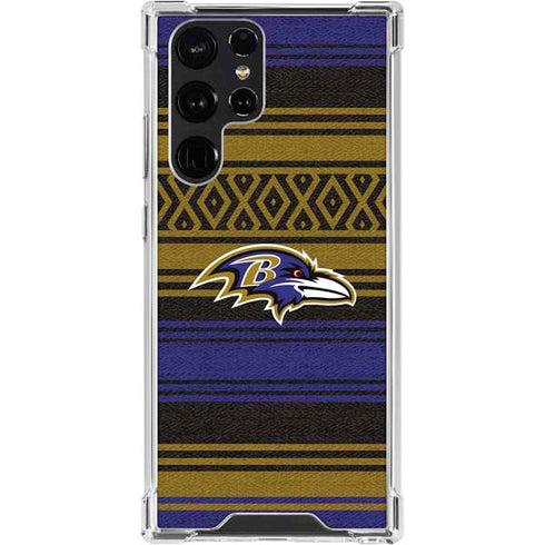 NFL Baltimore Ravens Trailblazer Galaxy S24 Ultra Clear Case