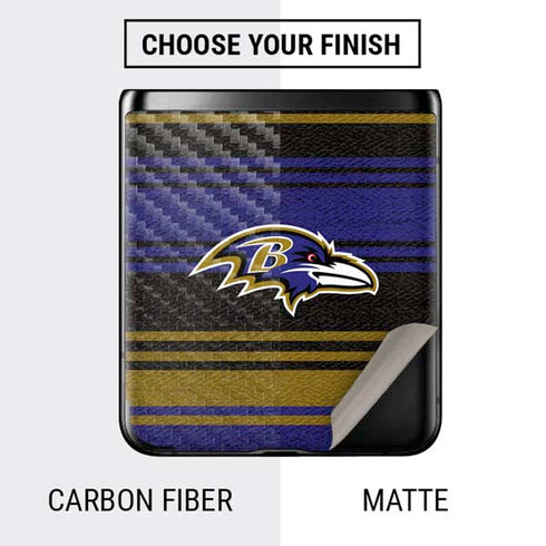 NFL Baltimore Ravens Trailblazer Galaxy Z Flip Skin