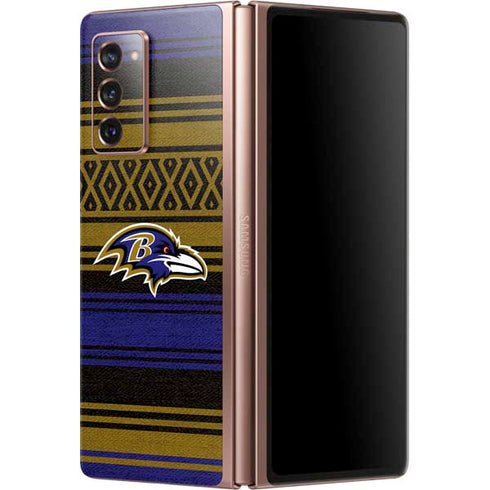 NFL Baltimore Ravens Trailblazer Galaxy Z Fold2 5G Skin