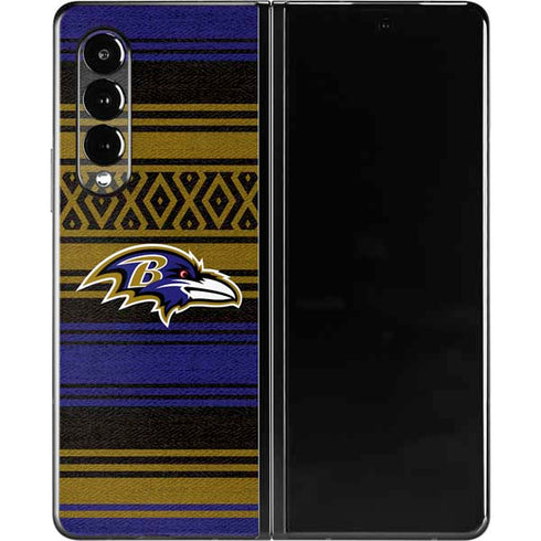 NFL Baltimore Ravens Trailblazer Galaxy Z Fold3 5G Skin