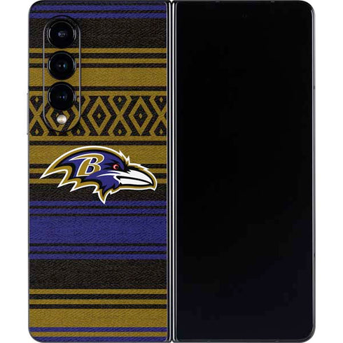 NFL Baltimore Ravens Trailblazer Galaxy Z Fold4 5G Skin