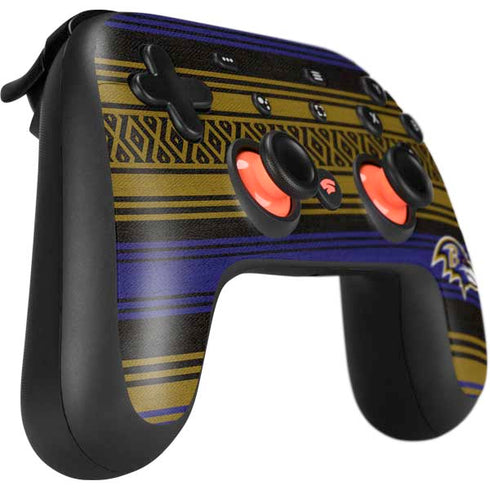 NFL Baltimore Ravens Trailblazer Google Stadia Controller Skin