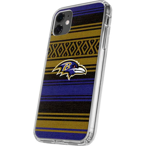 NFL Baltimore Ravens Trailblazer iPhone 11 Clear Case