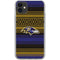 NFL Baltimore Ravens Trailblazer iPhone 11 Clear Case
