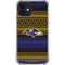 NFL Baltimore Ravens Trailblazer iPhone 12 Clear Case