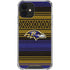 NFL Baltimore Ravens Trailblazer iPhone 12 Clear Case