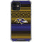 NFL Baltimore Ravens Trailblazer iPhone 12 Mini Clear Case