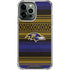 NFL Baltimore Ravens Trailblazer iPhone 13 Pro Max Clear Case