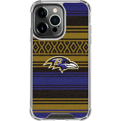 NFL Baltimore Ravens Trailblazer iPhone 15 Pro Clear Case