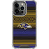 NFL Baltimore Ravens Trailblazer iPhone 15 Pro Clear Case