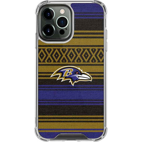 NFL Baltimore Ravens Trailblazer iPhone 14 Pro Max Clear Case