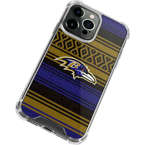 NFL Baltimore Ravens Trailblazer iPhone 15 Pro Max Clear Case