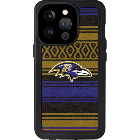 NFL Baltimore Ravens Trailblazer iPhone 14 Pro Waterproof Case
