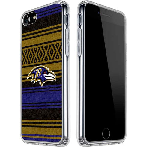 NFL Baltimore Ravens Trailblazer iPhone SE (2nd & 3rd Gen) Clear Case
