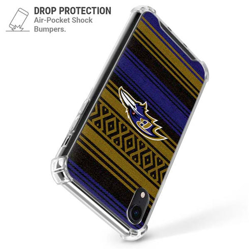 NFL Baltimore Ravens Trailblazer iPhone XR Clear Case