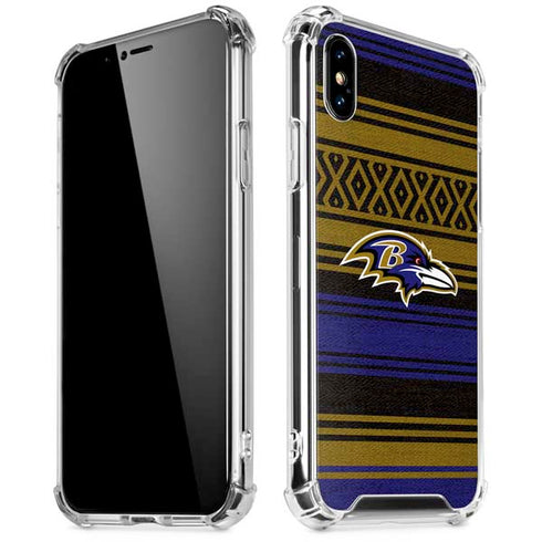 NFL Baltimore Ravens Trailblazer iPhone XS Max Clear Case