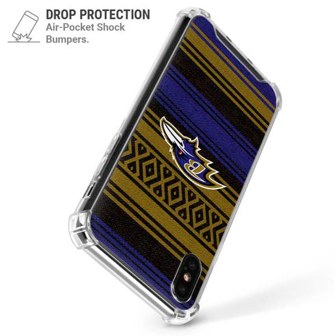 NFL Baltimore Ravens Trailblazer iPhone XS Max Clear Case