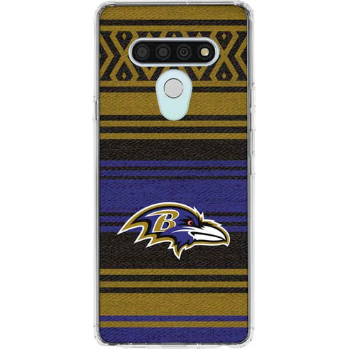 NFL Baltimore Ravens Trailblazer LG Stylo 6 Clear Case