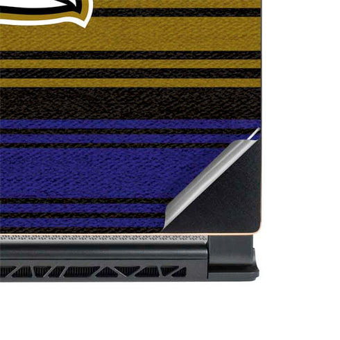 NFL Baltimore Ravens Trailblazer MSI GS65 Stealth Laptop Skin